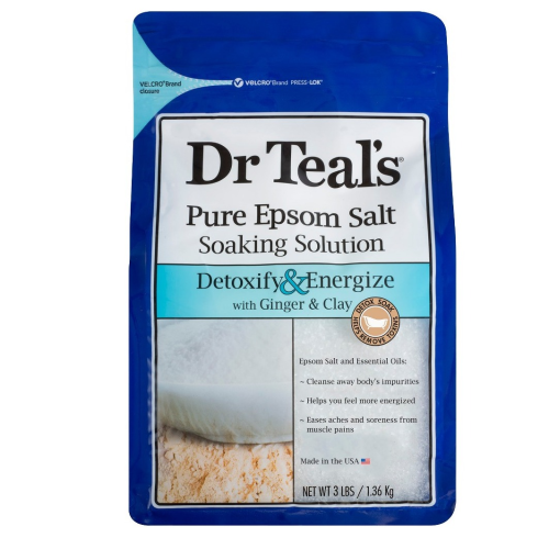 Dr Teal's Pure Epsom Salt Soak Soothe & Comfort With Oat Milk, Argan & Essential Oils 3 lbs