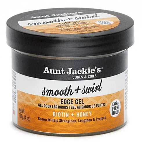 Aunt Jackie's Smooth + Swirl Edge Gel With Extra Firm Hold 4oz