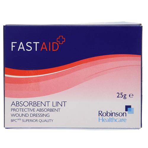 Robinson Fastaid Absorbent Lint 25g