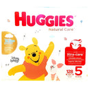 Huggies Natural Care Huge Stage 5 Diapers, Xtra Care Technology 128's