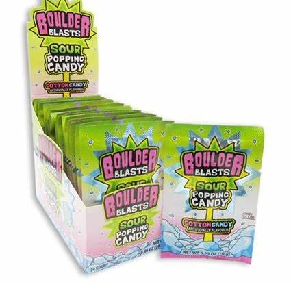 Boulder Blast Sour Popping Candy 0.35oz