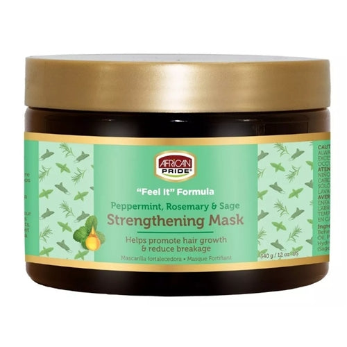 African Pride Feel It Formula Strengthening Mask Hair Treatment - 12oz