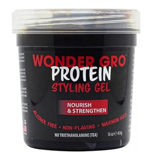 Wonder Gro Protein Styling Gel Nourish & Strengthen, 16oz