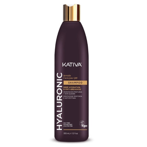 Kativa Hyaluronic Keratin Conenzyme Q10, Deep Hydration & Anti-Breakage 355ml