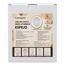 Carrington USB LED Lights Make Up Mirror 37cmx7cmx45