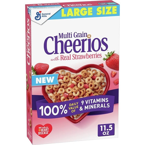 Cheerio's Multi-Grain Cereal With Real Strawberries 11.5oz