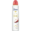 Dove Advanced Care 0% Alcohol 72H, Triple Moisturising Antiperspirant Spray 250ml