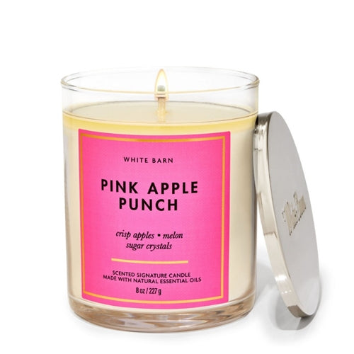 Bath & Body Works Pink Apple Punch Single Wick Candle 227g