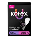 Kotex Liners For Light Flow 76ct