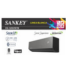 Sankey Black Mirrored, Inverter Function Spilt Air Conditioning Unit - 12000 BTU