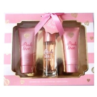 United Scents Pink Love 3 Pc Gift Set For Women