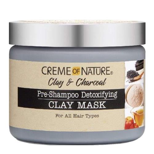 Creme Of Nature Clay & Charcoal Pre-Shampoo Clay Mask 11.5 Ounce