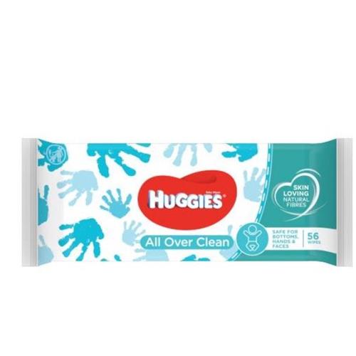 Huggies All Over Clean Baby Wipes 56 Units