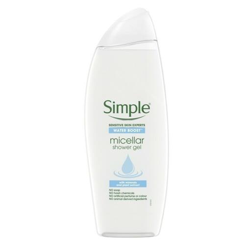 Simple Water Boost Micellar Water Shower Gel 500ml