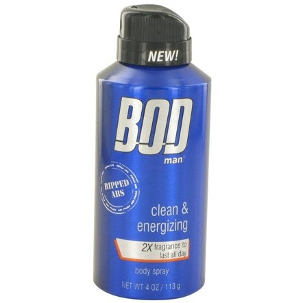 Bod Man Really Ripped Abs Fragrance Clean & Energizing Body Spray for Men