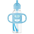 Dr. Brown’s Milestones 6M+ Sippy Straw Bottle with Silicone Handles, 9 oz