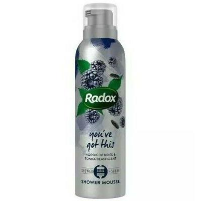 Radox Shower Mousse, You've Got This Nordic Berries & Tonka Bean 200ml