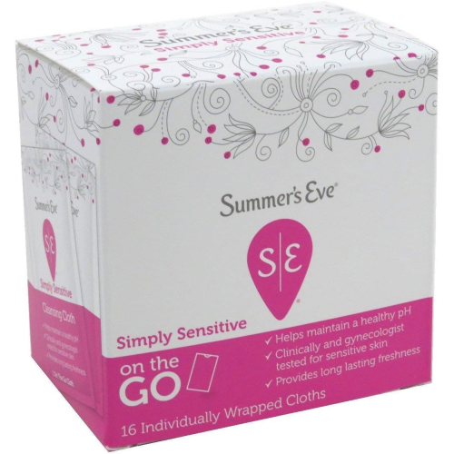 Summer's Eve 5 in 1 Cleansing Cloth For Sensitive Skin