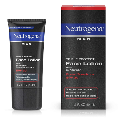 Neutrogena Men Triple Protect Face Lotion with Sunscreen SPF 20 1.70 oz