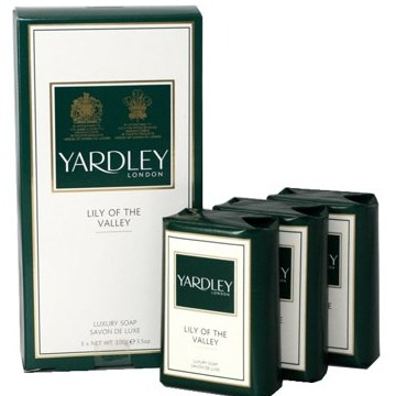 YARDLEY LILY OF THE VALLEY SOAP 3X 100GM
