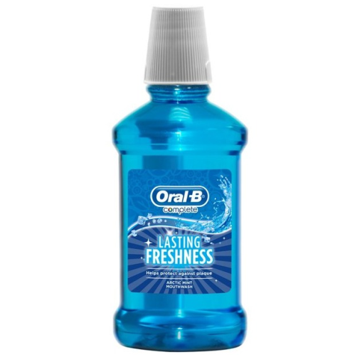 Oral B Complete Lasting Freshness Arctic Mint Mouthwash 250ml