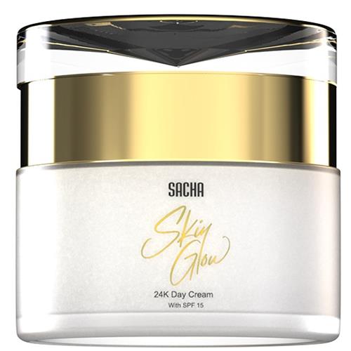 Sacha Skin Glow 24k Day Cream With SPF15 50g