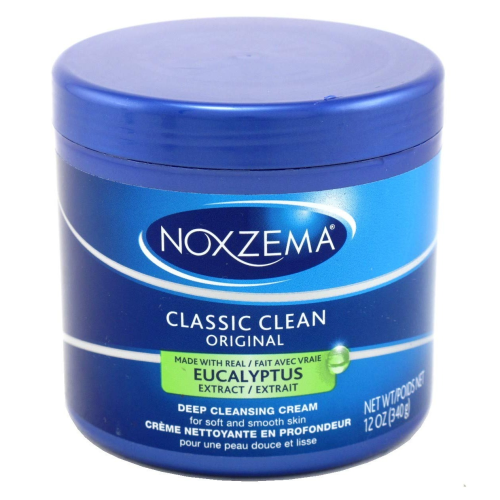 Noxzema Classic Clean Cream Original Deep Cleaning, White, 12 oz