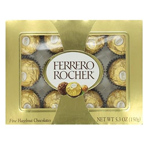 Ferrero Rocher - Chocolates - Fine Hazelnut 5.30 oz