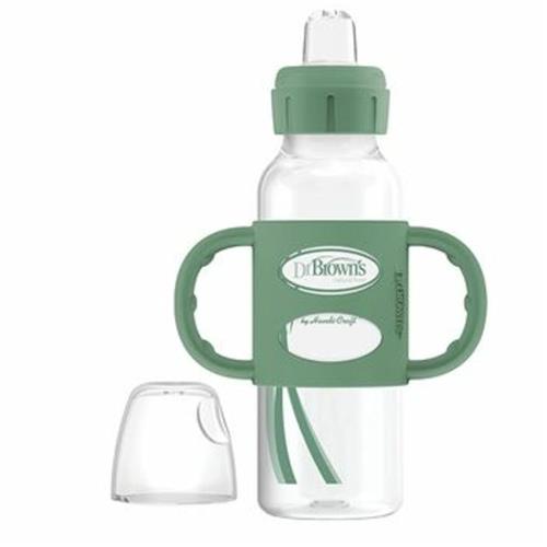 Dr Brown's 6M+ Milestones Sippy Bottle With 100% Silicone Handles fl