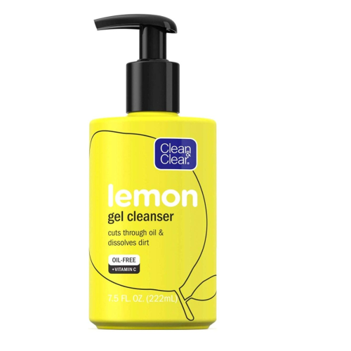Clean & Clear Lemon Gel Facial Cleanser with Vitamin C - 7.5 fl oz