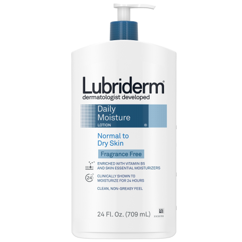 LUBRIDERM DAILY MOISTURE BODY LOTION, FRAGRANCE-FREE