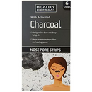 Beauty Formulas Activated Charcoal Nose Pore Strips - 6 Strips