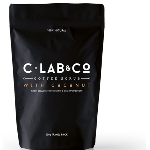 C Lab & Co Coffee Scrub with Coconut Travel Pack 100g