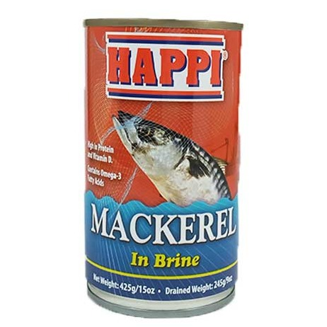 Happi Mackerel In Brine 245g