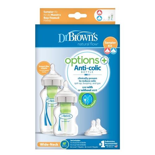 Dr Brown's Wide-Neck Options+ Anti-Colic Bottle