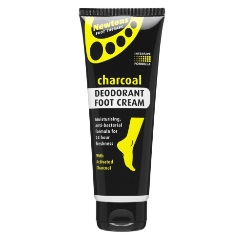 Newtons Therapy Charcoal Deodorant Foot Cream Long-Lasting Moisturiser 100ml