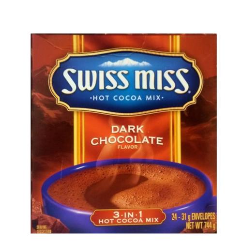 Swiss Miss Hot Cocoa Mix, Dark Chocolate, Single 26g