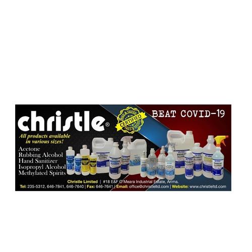 Christle Rubbing Alcohol 70% Isopropyl Alcohol