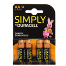 Duracell AA Batteries Simply 4 pack