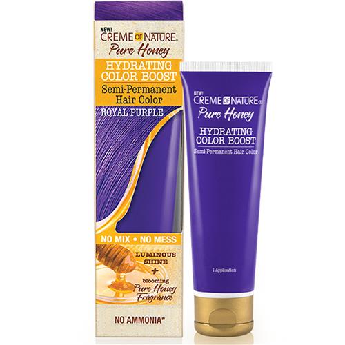 Creme Of Nature Pure Honey Hydrating Color Boost Semi-Permanent Hair Color 3 fl oz