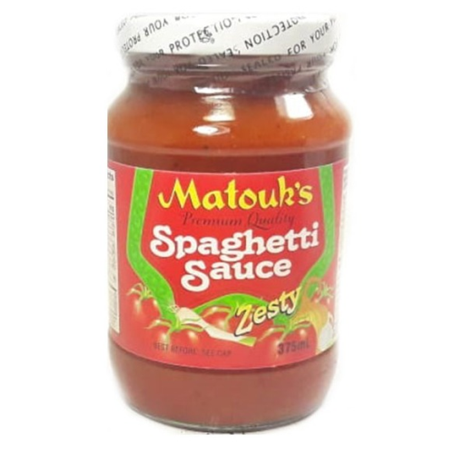 Matouk's Spagetti Sauce Zesty 375ml