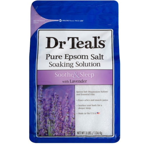 Dr Teal's Soothe & Sleep Lavender Pure Epsom Bath Salt 3Lbs