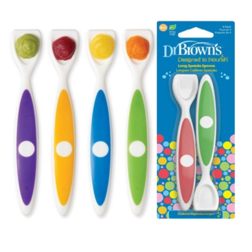 DR BROWN SPATULA SPOON 4PK