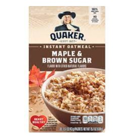 Quaker Instant Oatmeal Maple & Brown Sugar 10pk