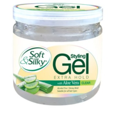 Soft & Silky Clear Hair Styling Gel 15oz