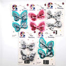 Unicorn Kitty 2pc Bow with Sequins