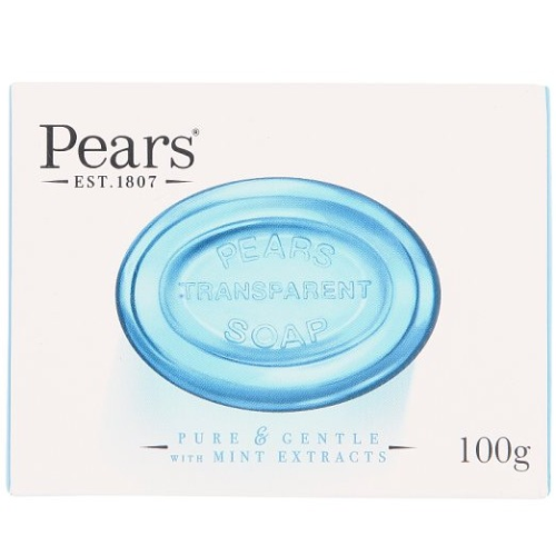 Pears Pure and Gentle With Mint Extracts Bar Soap 100g.