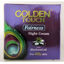GOLDEN TOUCH NIGHT CREAM WITH BLACKSEED OIL FOR OILY SKIN 50G