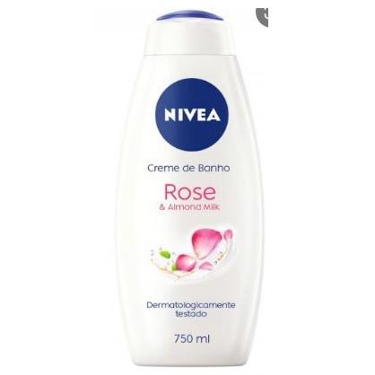 Nivea Rose & Almond Milk Cream Body Wash 750 ML