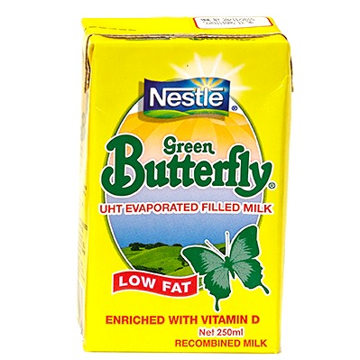 Nestle Green Butterfly Evaporated Milk 250ml